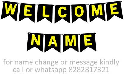 Midas Craft Welcome Name M Banner 10. Banner
