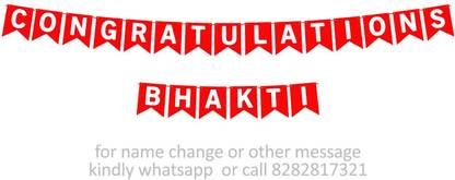 Midas Kraft Congratulations Bhakti M Banner 0H. Banner