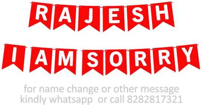 Midas Craft I am Sorry Rajesh M Banner 03. Banner