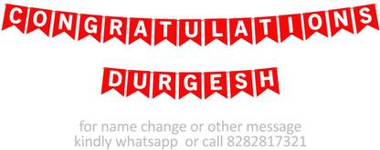 Midas Kraft Congratulations Durgesh M Banner 0H. Banner