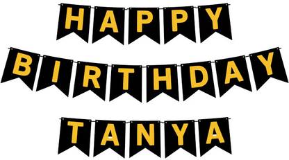 Midas Craft Happy Birthday Tanya M Banner 02. Banner