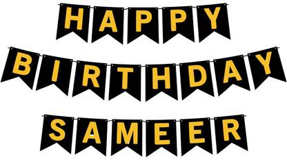 Midas Craft Happy Birthday Sameer M Banner 02. Banner