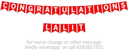 Midas Kraft Congratulations Lalit M Banner 0H. Banner
