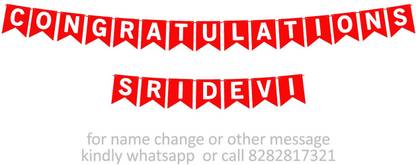 Midas Kraft Congratulations Sridevi M Banner 0H. Banner