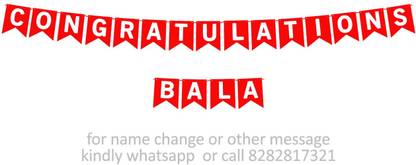 Midas Kraft Congratulations Bala M Banner 0H. Banner