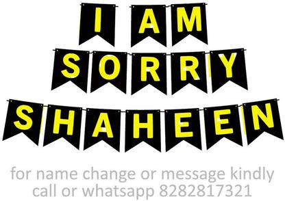 Midas Kraft Shaheen I am Sorry M Banner 0C. Banner