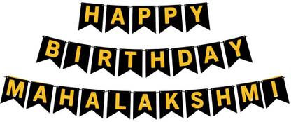Midas Craft Happy Birthday Mahalakshmi M Banner 02. Banner