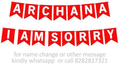 Midas Craft I am Sorry Archana M Banner 03. Banner