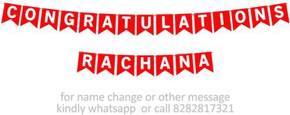 Midas Kraft Congratulations Rachana M Banner 0H. Banner
