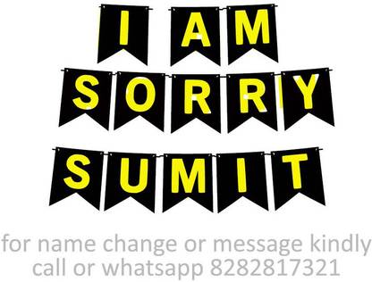 Midas Kraft Sumit I am Sorry M Banner 0C. Banner