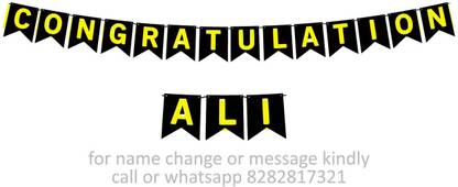 Midas Craft Congratulations Ali M Banner 07. Banner