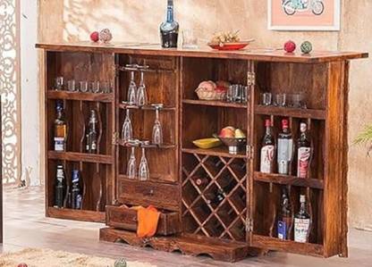 Knite Craft Solid Wood Bar Cabinet