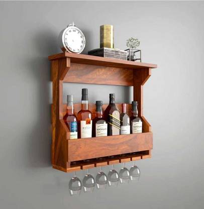 Bshsh Engineered Wood Bar Cabinet