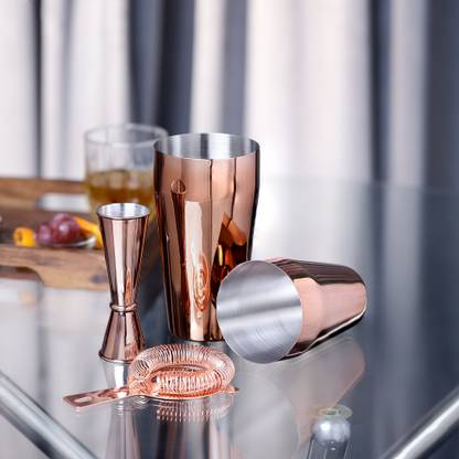 Bartique 3 Pcs Rose Gold Bar Set