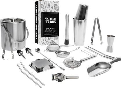 bar box Cocktail Shaker Set Food Grade Stainless Steel Bartender Bar Set