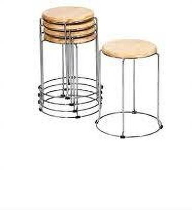 Qfonapp limited Solid Wood Bar Stool
