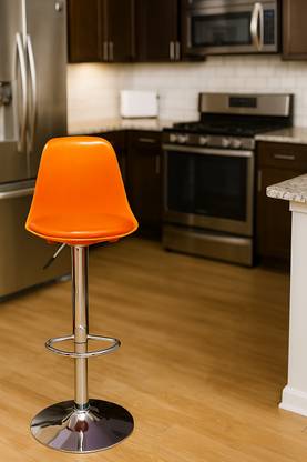 GalaxyGraceFurniture GalaxyGrace Revolving Height Adjustable 360 Swivel Bar Stool Kitchen/Cafe Chair Foam Bar Chair