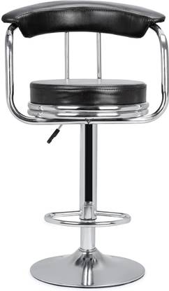 Ayush Traders Bar Chair Adjustable & 360° Revolving | for Kitchen, Office, Shops & Dinning Leatherette Study Arm Chair