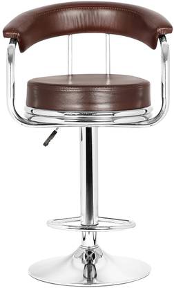 neo chair Classic Brown Revolving | Kitchen | Café | Stores | Leatherette Metal Bar Stool