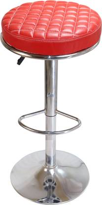 GalaxyGraceFurniture "Modern Red Bar Stool: Sleek Design, Adjustable Height" Leatherette Bar Stool