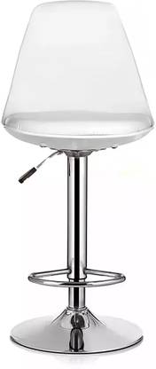 DPI Modern Height Adjustable & Revolving Kitchen Chair with Heavy Duty Chrome Base Metal Bar Stool