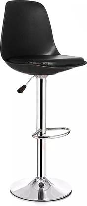 DPI Modern Height Adjustable & Revolving Kitchen Chair with Heavy Duty Chrome Base Metal Bar Stool