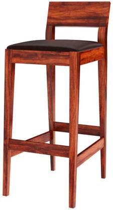 GenuineDecor Rustic Sheesham Wood Bar Chair Solid Wood Bar Stool Price ...