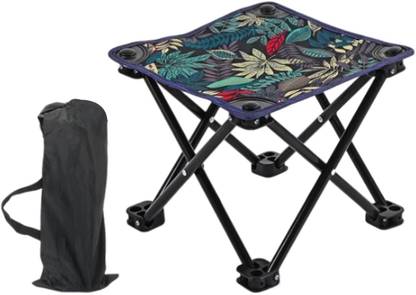 ZENPRO folding picnic camping stool easy to carry light wieght steel Foldable Steel I Foldable Steel Inversion Chair