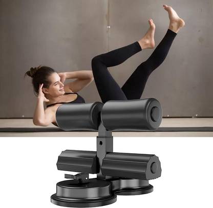 DN BROTHERS Upgraded Sit Up Push Bar,Portable Sit Up Exercise Strong 2 Suction Cups D385 Multi-training Bar