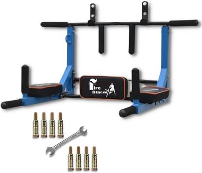 FIRE FITNESS Pull up bar for Home,3in1 Wall Mount dips bar,dips Stand पुल-अप बार