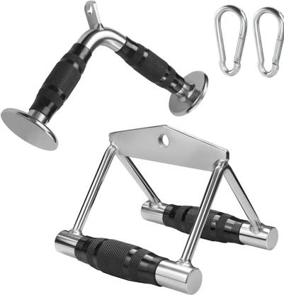 ABSSports Cable Machine Accessories for Weight Lifting, LAT Pull Down Attachment V Handle Multi-training Bar