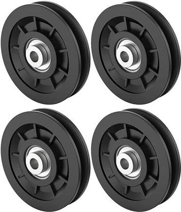MRT SPORTS MRT Exercise Machine Attachment Gym Pully 5 Inch 6 Pc Inbuilt Bush&Bearing Nylon Multi-training Bar