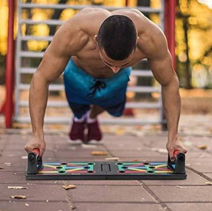 FRILL 14-in-1 Foldable Push up Boards for men| Push Up Stand for Home Workout Push-up Bar