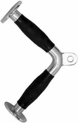 M A sports Gym V Shape Bar handle with grip-Cable Machine Handle Attachments Multi-training Bar