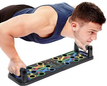 BSRENTERPRISEZ Push Up Rack Board Power-Press Gym at Home, Pushup Board BH-17 Push-up Bar