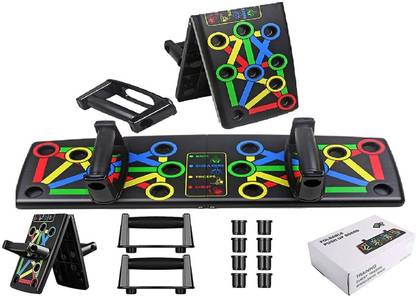 LIVOX Portable Push Up Board System, 14-in-1 Body Building Exercise Tools Workout-006 Push-up Bar