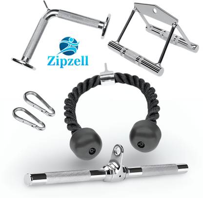 Zip Zell Sports Combo -Tricep Rope, Seated Rowing, V Handle etc. Multi-training Bar Multi-training Bar