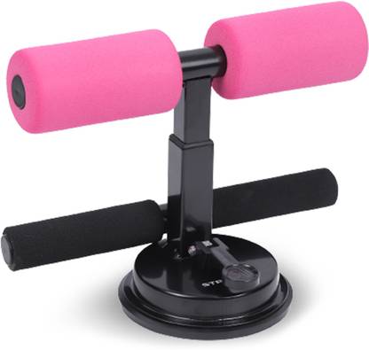Strauss Adjustable & Self-Suction Sit Up Assistant Tool| Leg Exercise Support Equipment| Sit-up Bar