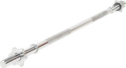 LCARNO 5 feet Solid 25mm Thickness Star Nut Barbell Standard Straight Weight Bar Weight Lifting Bar