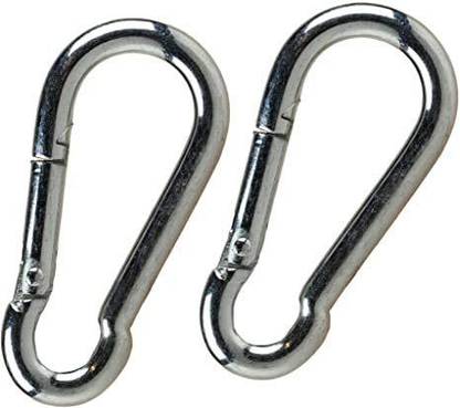 FSENTERPRISES 0.6 kg Snap Hook 8mm (Pack of 6) Heavy Duty Safety Lock Cable Attachment Home Gym Combo