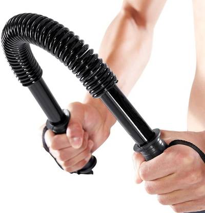 FirstFit Python Power Twister Bar Upper Body Exercise for Chest, Shoulder, Bicep and Arm Weight Lifting Bar