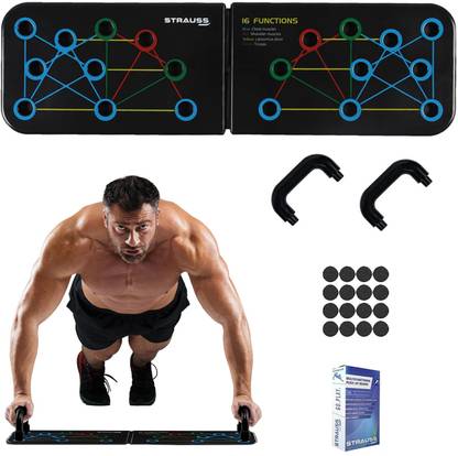 Strauss Multifunctional Push Up Board | Push Up Bar| Push Up Stand for Chest Press Push-up Bar