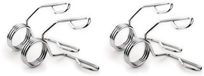 Konark Olympic Barbell Spring Lock Coller (Pack of 4) 50MM Weight Lifting Bar Weight Lifting Bar