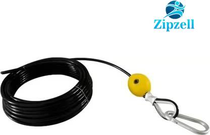 Zip Zell Sports gym machine cable wire with complete locking system (6mm 10 Meter) Weight Lifting Bar