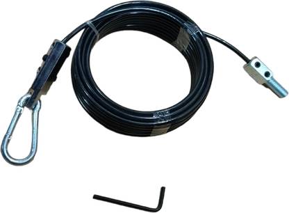 Timefit PVC Coated MS Stack Wire 10 Meter Connect Wire with the Gym Machine Weight Multi-training Bar