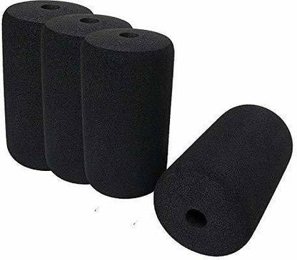 Dinetic Gym Machine Soft Rubber Foam Roller Set of 4 Pieces Multi-training Bar