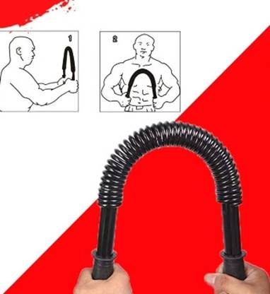 Njeru Power Twister spring muscle building for body fitness exercises Multi-training Bar
