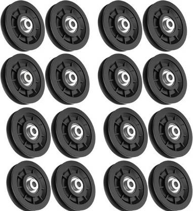 ABSSports 15 Pcs of Bearing Pulley Wheel Replace For Gym Equipment Parts. Multi-training Bar