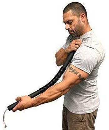 Da Novira Power Twister Upper Body Exercise for Chest, Shoulder, Forearm, Bicep_20kg Multi-training Bar