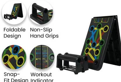BOLDHIGH Portable Push Up Board Stand for Home Dips Chest Exercise Equipment for Unisex Push-up Bar